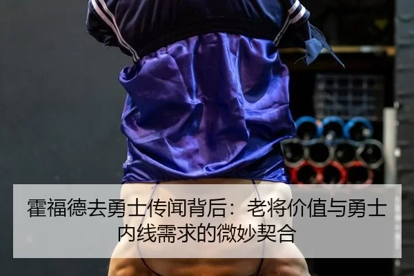 霍福德去勇士传闻背后：老将价值与勇士内线需求的微妙契合
